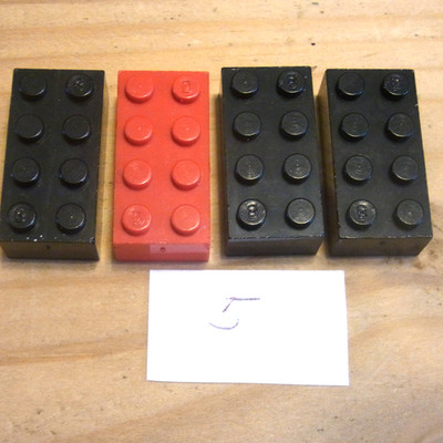 Lego Test Bricks Teststeine  4 Stück  Pat.pend