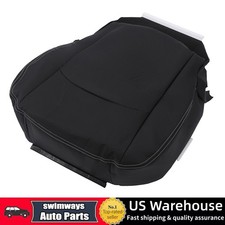 For 2013-2018 Dodge Ram 1500 Laramie Driver Bottom Leather Seat Cover Black For 2013-2018 Dodge Ram 1500 Laramie Driver Bottom Leather Seat Cover Black