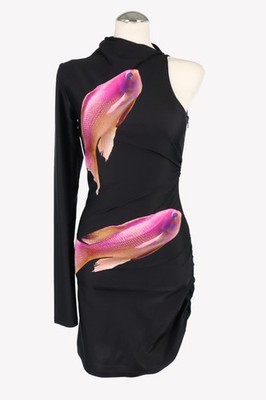 David Koma Damen Kleid Gr. 34 (UK 8) Mehrfarbig Bleistiftkleid Etuikleid Dress