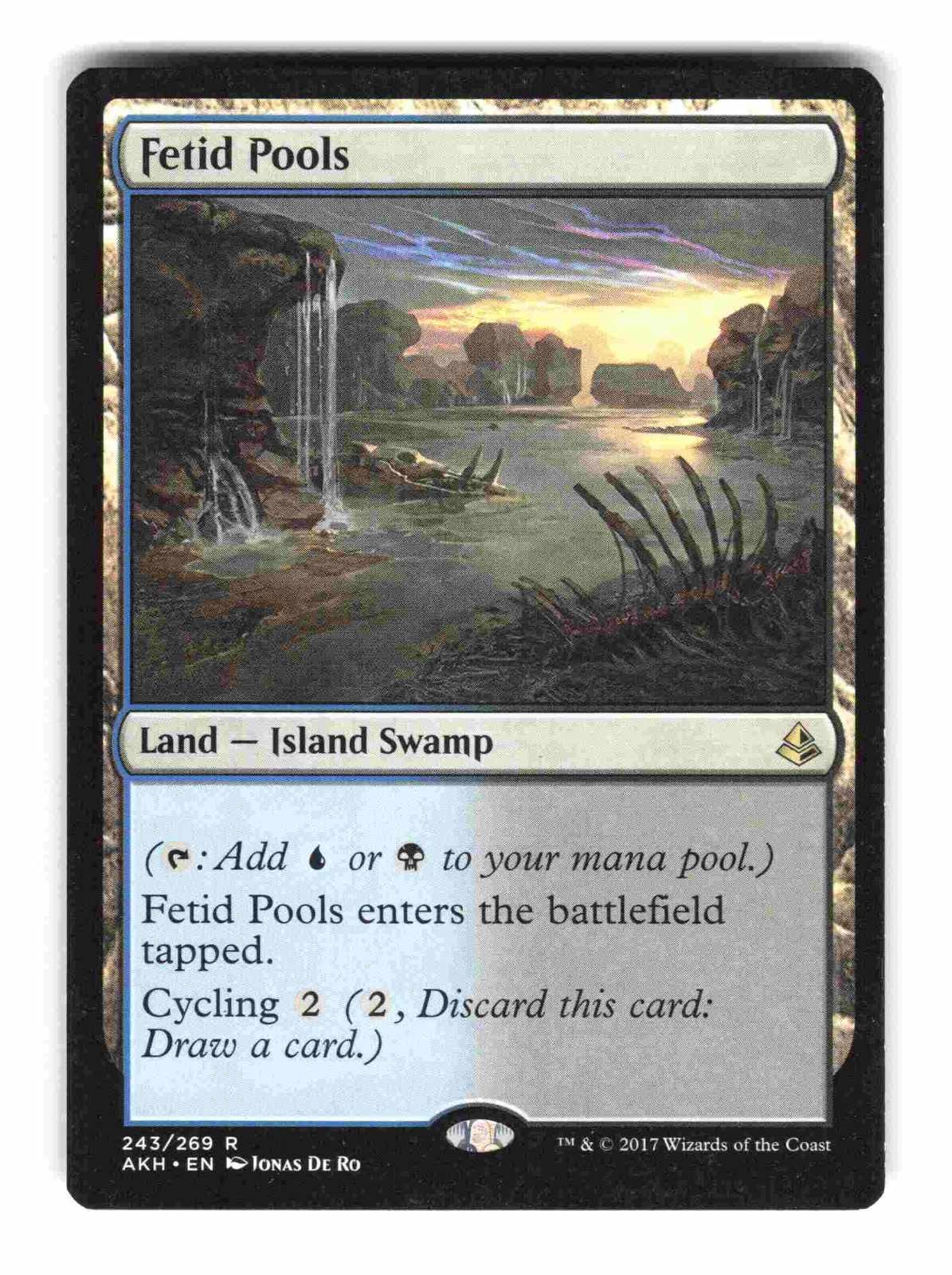 Fetid Pools - 243 - - NM - Amonkhet - MTG