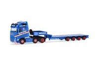 Herpa 319805 Volvo Fh Gl 2020 6X2 Semitieflade-Sattelzug Seeland