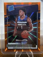 ANTHONY EDWARDS 2020-21 Donruss #201 Holo Orange Laser Rated Rookie RC