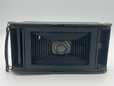 Antique Folding Bellows Camera Vintage Black Leatherette c.1915 1920 Untested