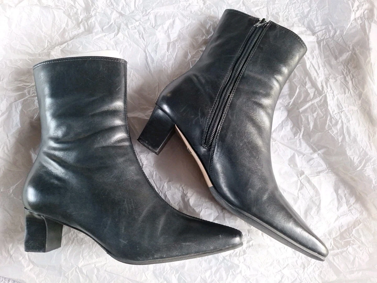 Mocassins Femme Bertin Evasion En Cuir Noir - Pointure 37.5 - Occasion