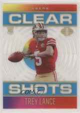 2021 Panini Illusions Clear Shots Light Blue 41/299 Trey Lance #CS-18 07yv