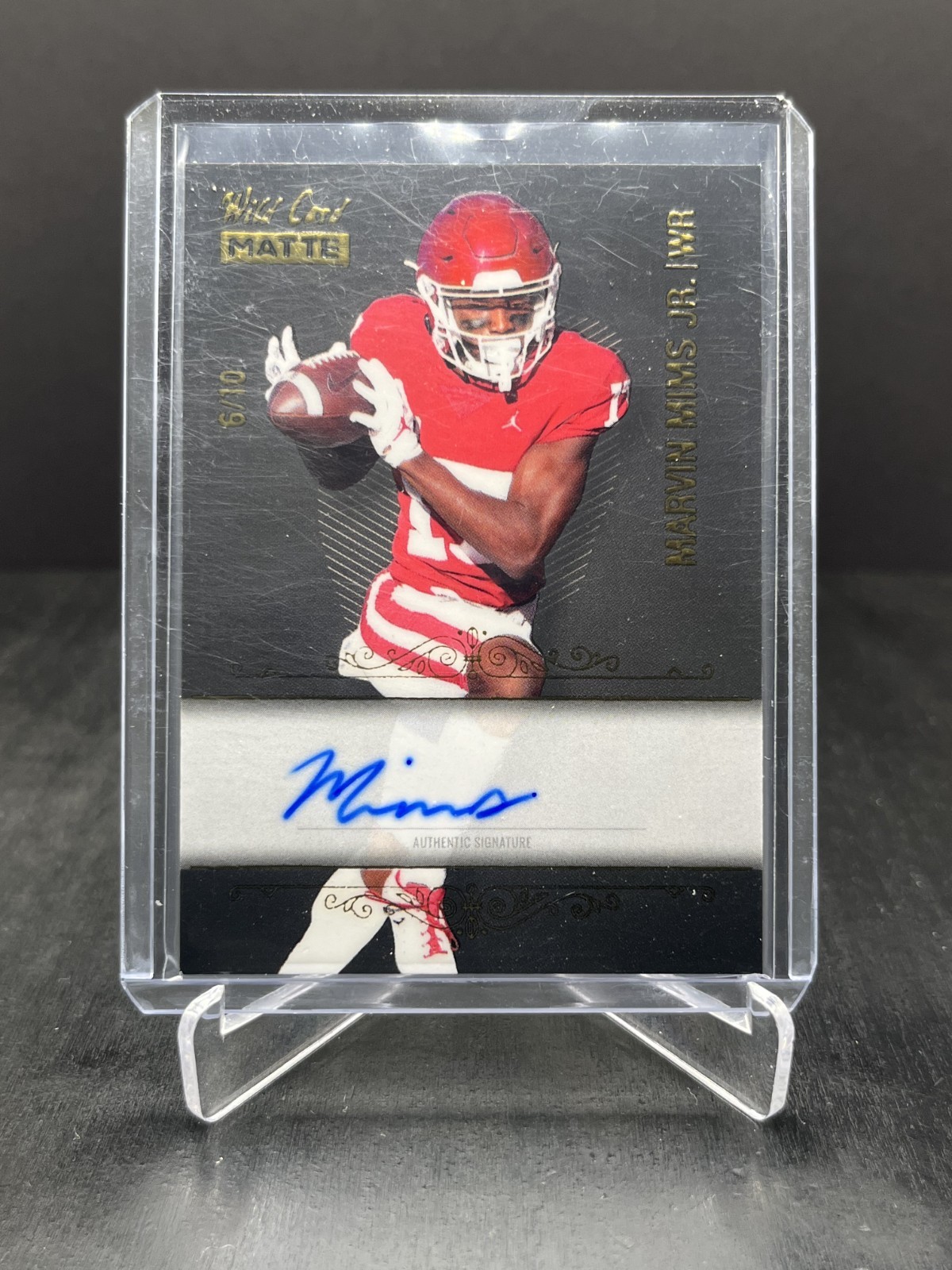 CJ Stroud Wild Card Matte Black Premium Edition Autographs #MBA Gold Foil