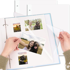 11 X 9 Inch Photo Album Refill Pages,Album Pages for 3 Ring Binder,Photo Album