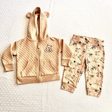 Disney Winnie the Pooh Baby Outfit Set Hoodie  Pants 12M Jumping Beans