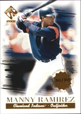 2001 Pacific Private Stock Premiere Date #35 Manny Ramirez /90 - BB
