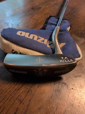 Mizuno TP Mills TPM #8 Grain Flow Forged 34in RH Putter with Head Cover