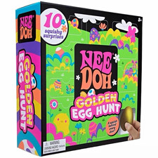 NeeDoh golden egg hunt 10 squishy surprises good for collectors and starting out