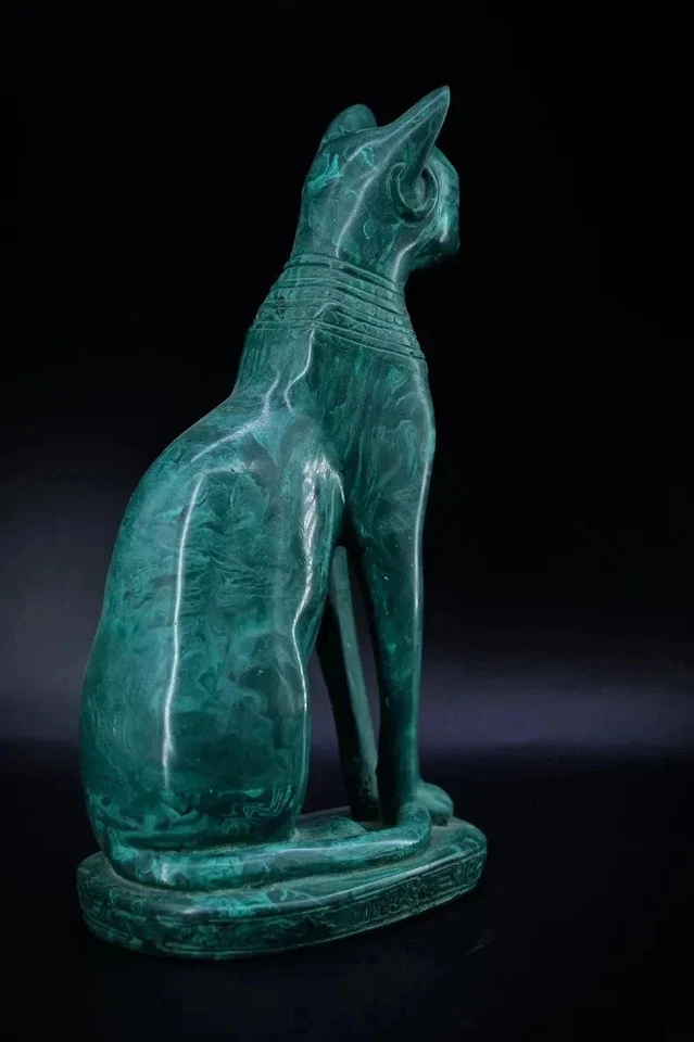 Raro Antiguo Egipto Antigüedades Diosa Egipcia Bastet Figura Gato Egipcio BC Foto 2 de 4