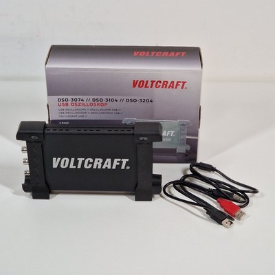 Voltcraft DSO-3204 USB-Oszilloskop 200 MHz 4-Kanal 250 MSa/s 16 kpts 8 Bit Digit