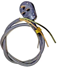 Nema 10/3 Power 3 Wire Range Cord 6 Ft, 30 Amp to 50 Amp, 125/250Vac