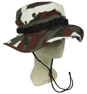 URBAN ROSSO CAMOUFLAGE CAPPELLO cespuglio Boonie GIGGLE con al collo spalline