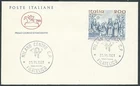 1981 ITALY FDC CHRISTMAS HORSE NO ARRIVAL STAMP - CG