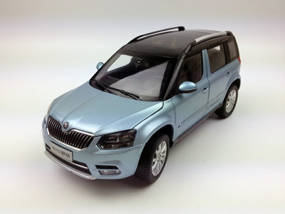 1:18 Shanghai Volkswagen Skoda Yeti City Edition Blue Diecast