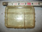 Vintage Bill Dewitt Div S F Co Inc N.Y. Hinged Lures Tackle Box 3 Compartments