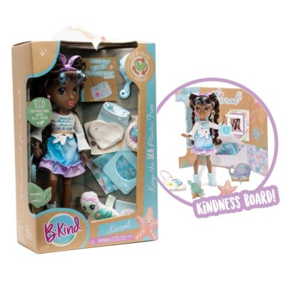 B-Kind Koral umweltfreundliche 31 cm Modepuppe & Zubehör, zum Selbermachen spielen neues Spielzeug 6+
