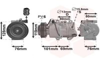 Kompressor Klimaanlage Passend FüR Kia Sportage Je_ Km_ Hyundai Tucson Jm