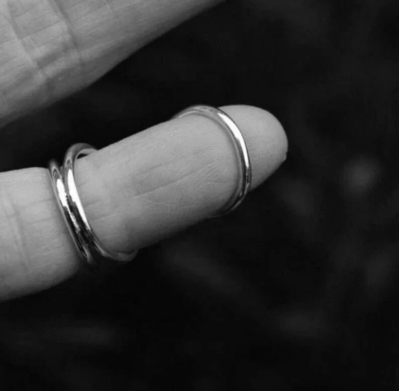 Arthritis finger splint for lateral deviation adjustable sterling silver 925 - Image 3 of 4