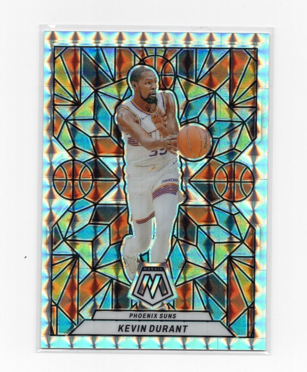 2023-24 Panini Mosaic Stained Glass Kevin Durant