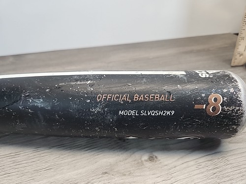 Adidas Vanquish Baseball Bat 32 in 24 oz Drop -8 Mod SLVQSH2K9 7050 Alloy 2 3/4" - Picture 4 of 9