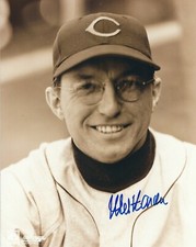 Signed 8x10 MEL HARDER Cleveland Indians Autographed  photo - COA 