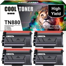 4x Compatible With Brother TN880 TN-880 Toner HL-L6200DW MFC-L6700DW DCP-L6600DW