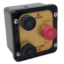 PowerMaster 31-00032 Push Button Control Station Metal Enclosure Momentary NO/NC
