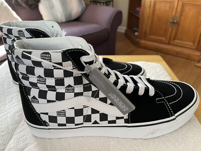 Vans DSM sk8 hi Black & White Checkerboards Size 10 NWT Limited Edition
