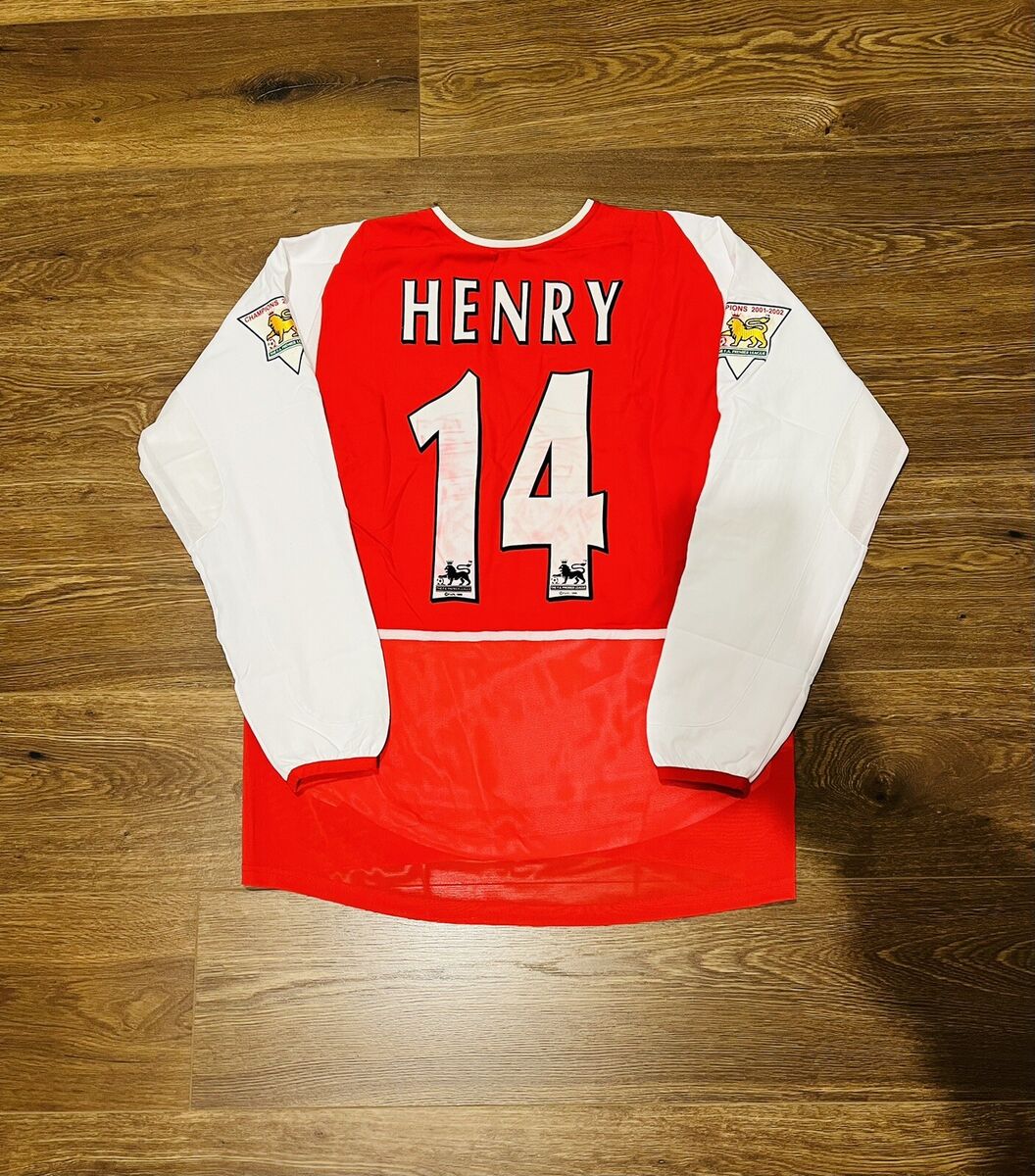 2002/03 Arsenal Player Issue Home Shirt Jersey No.14 Henry 2002/03 Arsenal Player Issue Home Shirt Jersey No.14 Henry