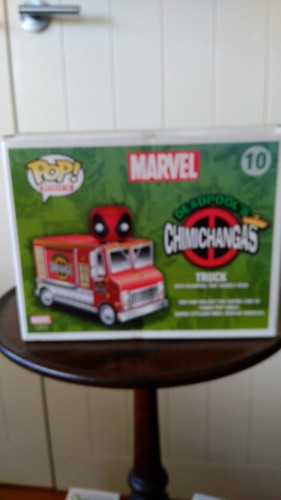 Funko pop vinyl bobble head figure Marvel Deadpool's Chimichanga Truck No10 BNIB - Picture 6 of 9
