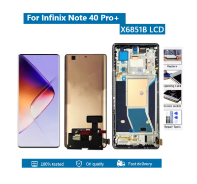 OLED For Infinix Note 40 Pro+ X6851B LCD Display Touch Screen