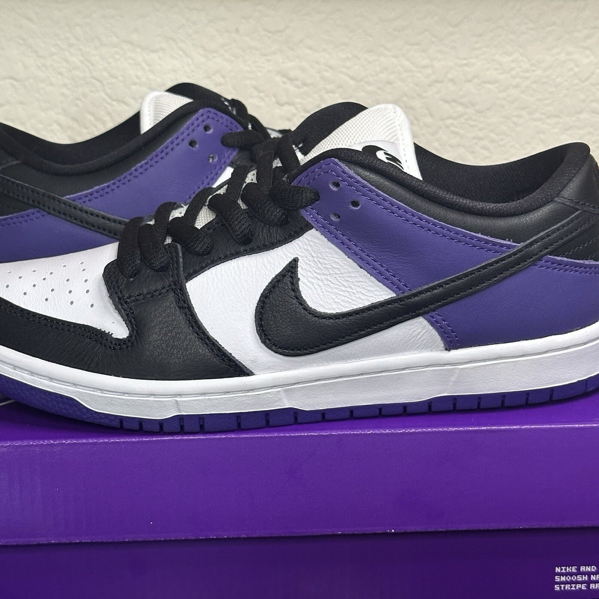 Nike SB Dunk Low Court Purple Size 7.5 Men Brand New! | eBay