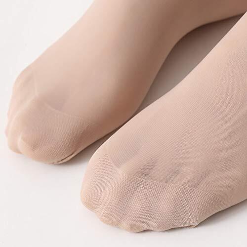 Damen transparente Socken Nylon knöchelhohe Strumpfhosen Socken 10 Paar 5 beige + 5... - Bild 5 von 9