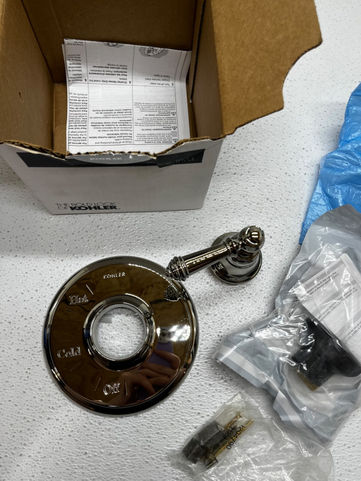 Kohler K-T10290-4 Forte Transfer Valve Trim - Vibrant Brushed Nickel Kohler K-T10290-4 Forte Transfer Valve Trim - Vibrant Brushed Nickel