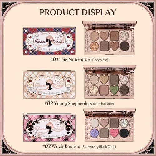 Flower Knows Chocolate Wonder-Shop 01 THE NUTCRACKER Eyeshadow Palette - Picture 3 of 5