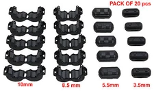 NEW 20 Peices Clip-on Ferrite Ring Core RFI EMI Noise Suppressor Snap Cable Clip