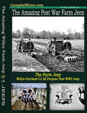 FARM JEEP Films Very Rare CJ2 Farm equipment attachments too Post WW2 DVD