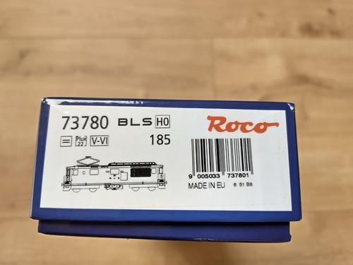 Roco 73780 BLS SBB Re 4/4 Nr. 185 Wappen Lalden mit Zimo Plux 22 Decoder in OVP - Bild 4 von 4