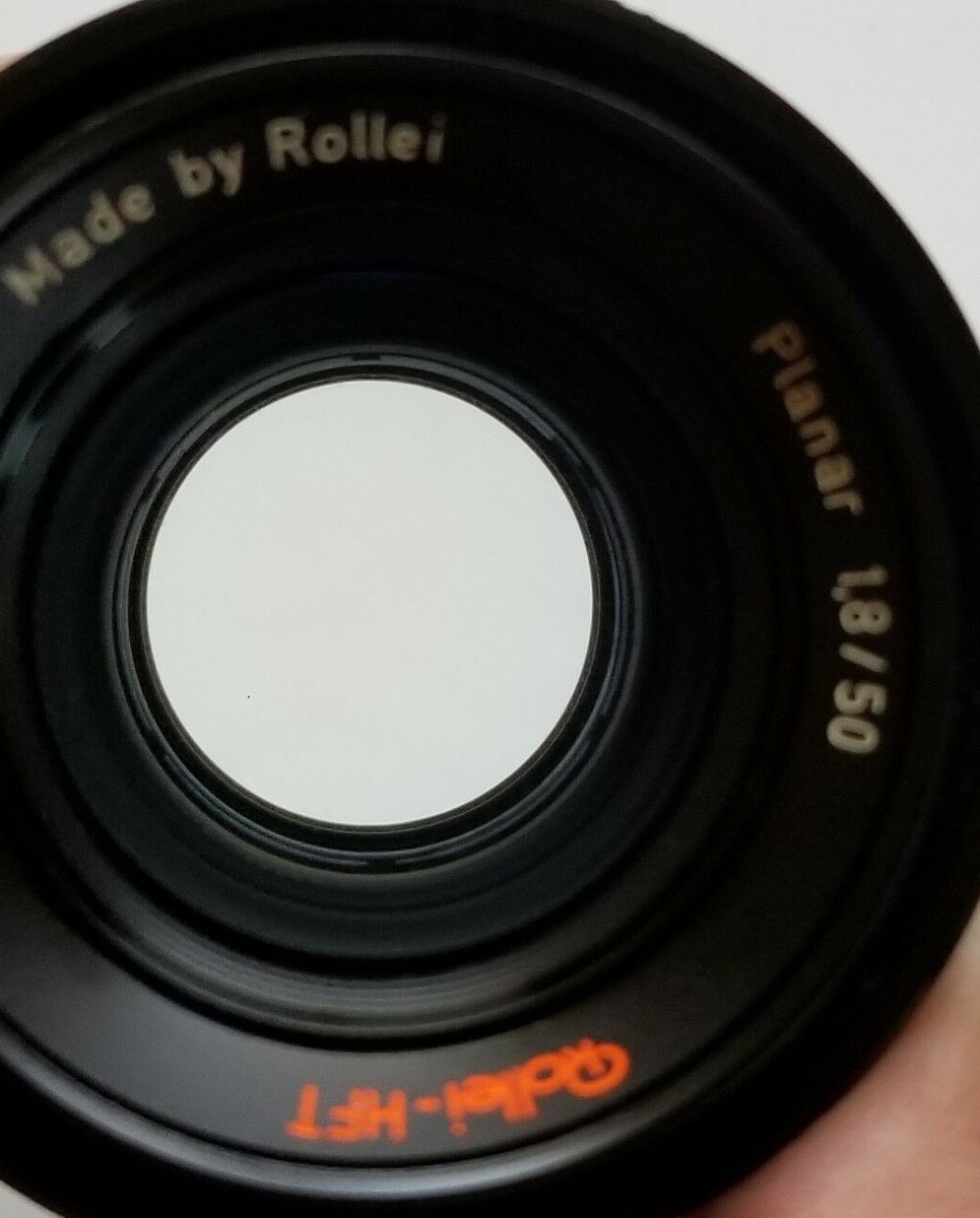 Rollei HFT Zeiss Planar 50mm f/1.8 Lens with front Cap QBM Rollei HFT Zeiss Planar 50mm f/1.8 Lens with front Cap QBM