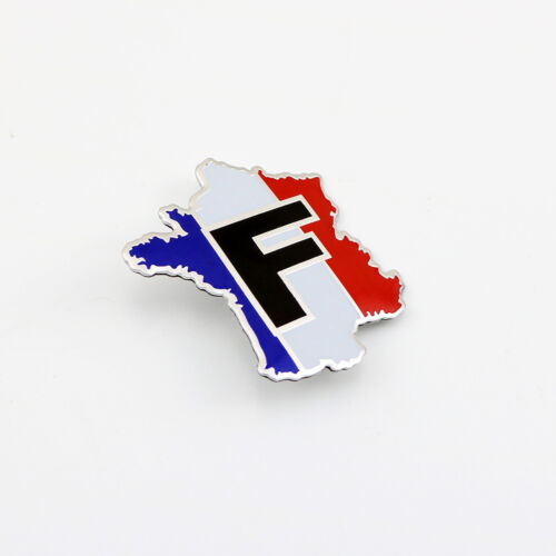 Metal 3D France FR Flap Map Logo Emblem Badge Decal Sticker Car Accessories Trim - Picture 4 of 6