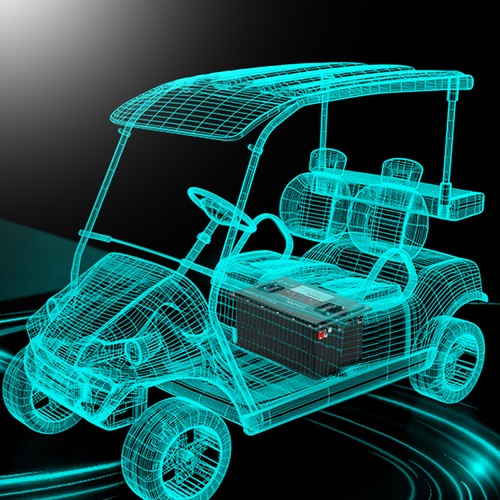 36V 105Ah Golf Cart LiFePO4 Lithium Battery 15000+ Cycle 200A BMS + 20A Charger - Picture 13 of 16