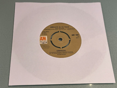 The Carpenters - Jambalaya (On The Bayou) - Mr. Guder - Vinyl Record 7'' Single