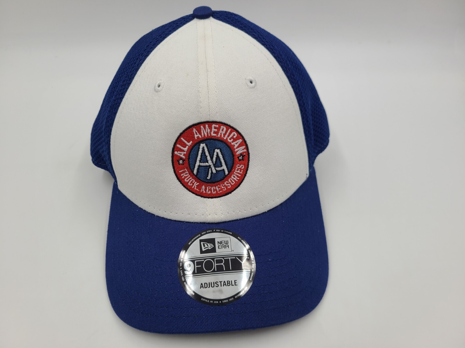 All American Truck Accessories New Era 9Forty Mesh Trucker Snapback Hat Cap Blue