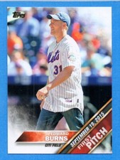 2016 Topps First Pitch Series 2 #FP13 Edward Burns Mets