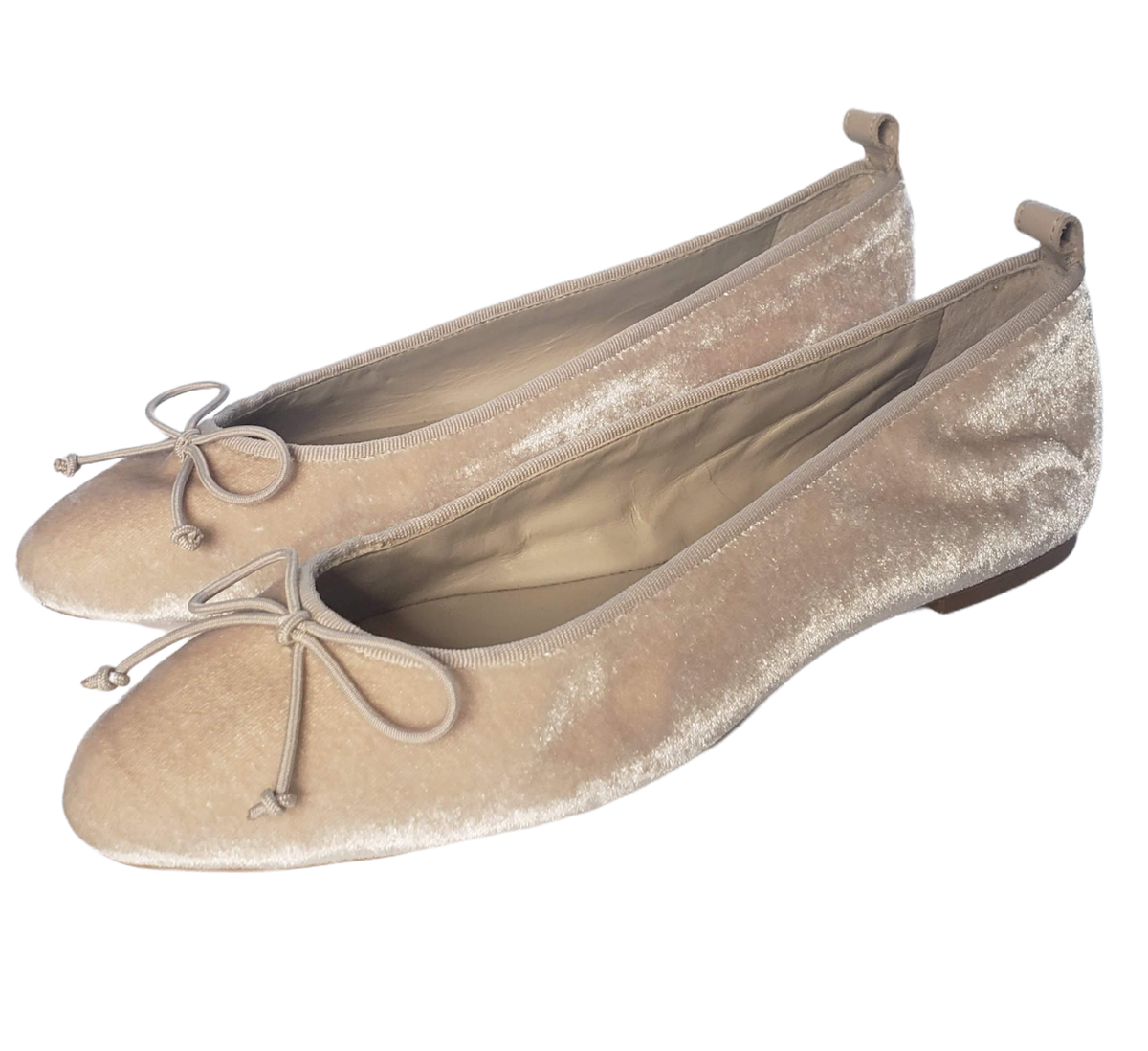 Anthropologie Guilhermina Embellished Velvet Ballet Flats Shoes