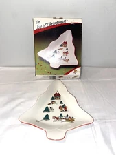 Vintage 1989 The joy of Christmas Jamestown China Christmas Tidbit Dish Plate