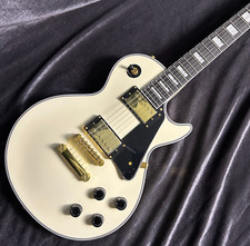 Custom Electric Guitar Cream Yellow Color Golden Hardware ABR-1 Bridge